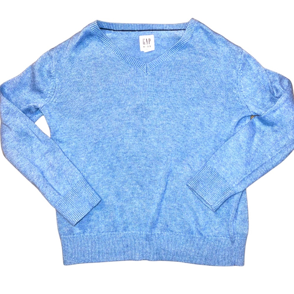 Little Boys GAP Powder Blue V Neck Sweater